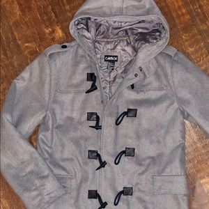 Grey Jacket/Coat with Hood